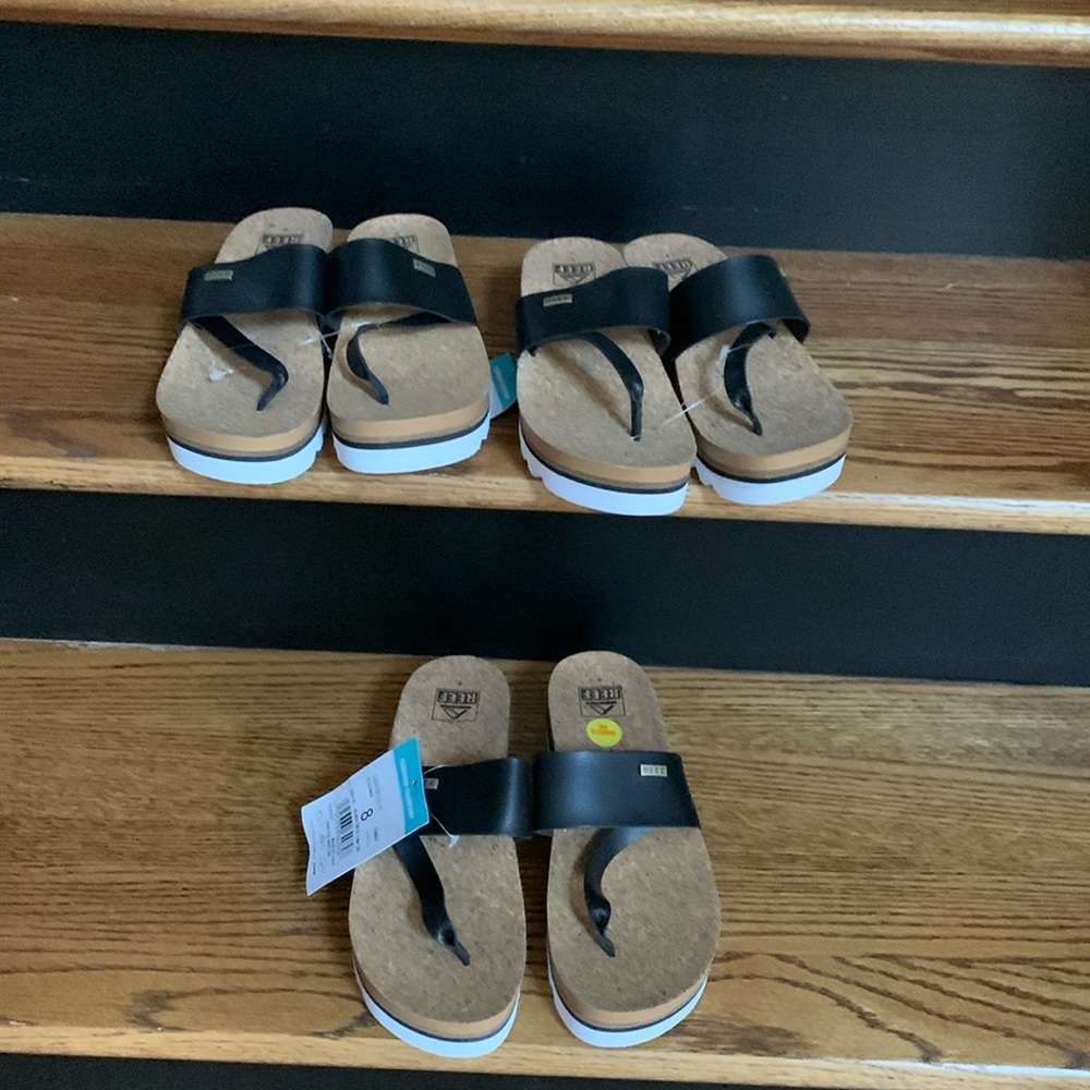Reef Black and Brown Women's Sandals